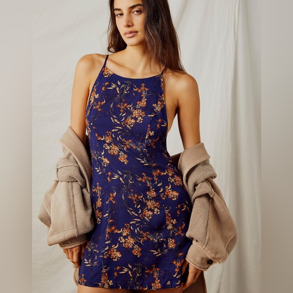 Free People In Control Mini Slip Dress - Picture 4 of 5